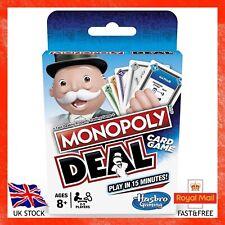 Monopoly Deal Card Game, Multi-Colour. UK Edition. New. Travel Game.