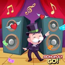 1 x Monopoly Go ANY 1 2 3 4 5⭐️MAKING MUSIC 🎵🎶 stickers (INSTANT SEND)