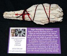 White Sage 3.5" - 4" Californian Smudge Stick Cleansing