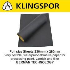 WET AND DRY SANDPAPER Sand Paper 60 - 2500 GRIT KLINGSPOR German Mixed Grit Pack