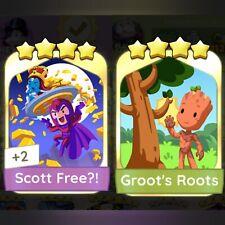 Monopoly_Go Golden Blitz Scott Free?! and Groot's Roots 4 ⭐ Choose Any Quantity 