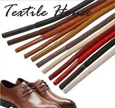 Waxed Shoelaces Round Thin Laces Shoes For Formal Shoes Brogues Dress Wax Cord 